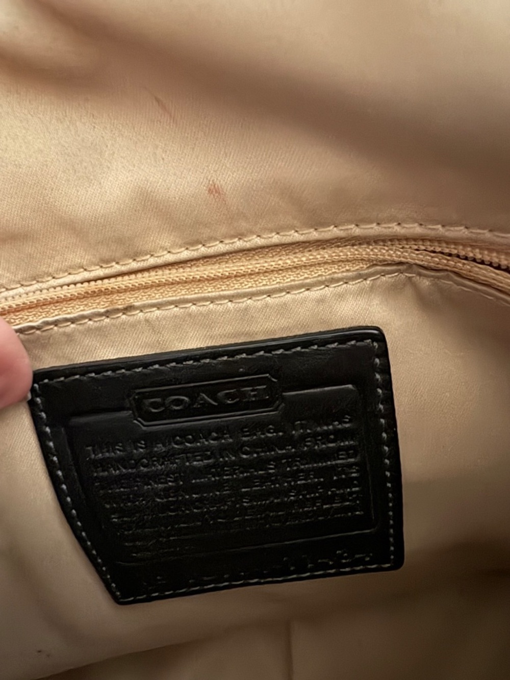 COACH BLEEKER SIGNATURE CANVAS LEATHER FLAP SHOULDER BAG - Picture 13 of 16